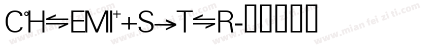 CHEMISTR字体转换