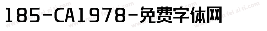 185-CA1978字体转换