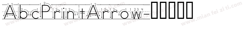 AbcPrintArrow字体转换