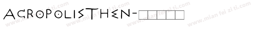 AcropolisThen字体转换