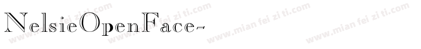 NelsieOpenFace字体转换