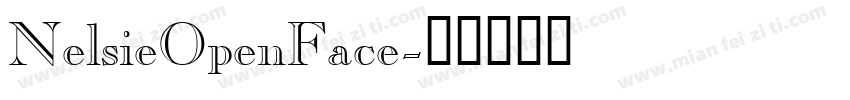 NelsieOpenFace字体转换