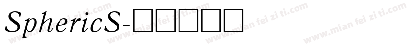 SphericS字体转换