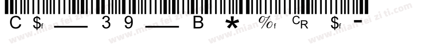 Code_39_Barcode手机版字体转换