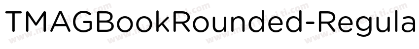 TMAGBookRounded-Regular字体转换