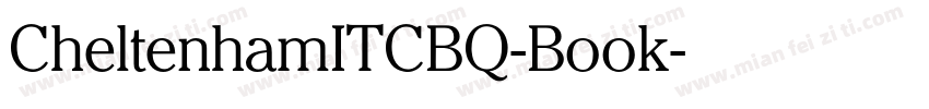 CheltenhamITCBQ-Book字体转换