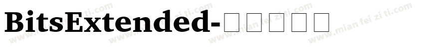 BitsExtended字体转换