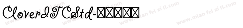 CloverITCStd字体转换