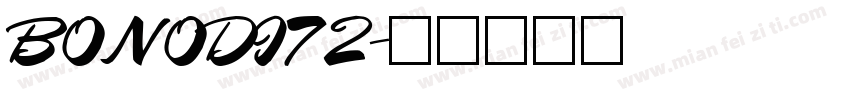 BONODI72字体转换