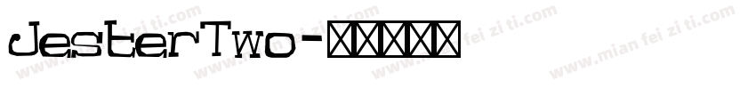 JesterTwo字体转换