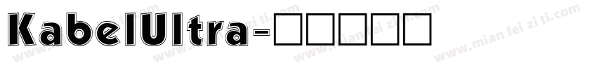 KabelUltra字体转换