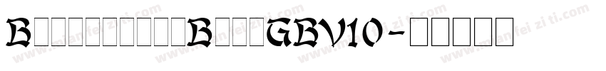 BigruixianBackGBV10字体转换