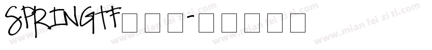 SPRINGTF生成器字体转换