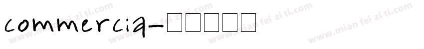 commercia字体转换