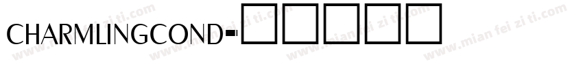 charmlingcond字体转换