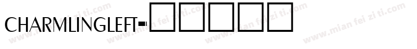 charmlingleft字体转换