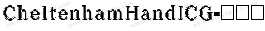 CheltenhamHandICG字体转换