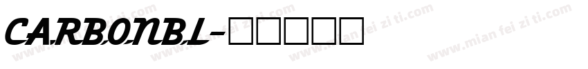 CARBONBL字体转换