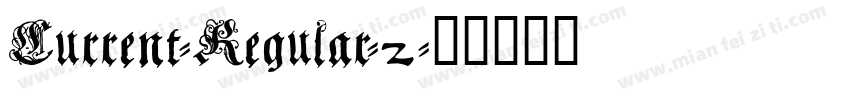 Current-Regular-2字体转换