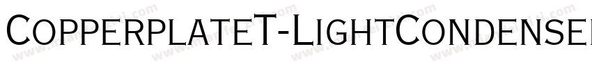 CopperplateT-LightCondensed字体转换