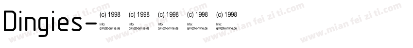 Dingies字体转换