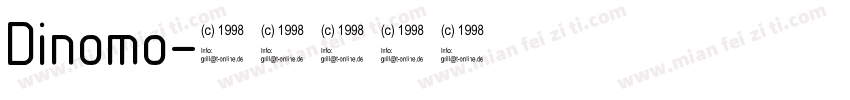 Dinomo字体转换