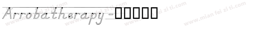 Arrobatherapy字体转换