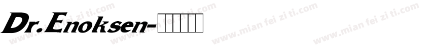 Dr.Enoksen字体转换