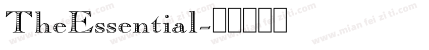 TheEssential字体转换