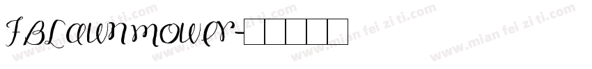 FBLawnmower字体转换