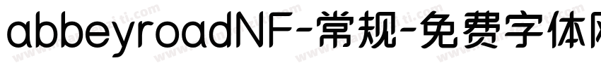 abbeyroadNF-常规字体转换