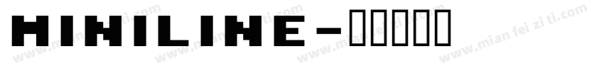 MiniLine字体转换