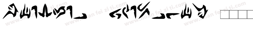 darkcrow_personal字体转换