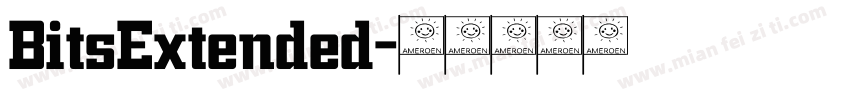 BitsExtended字体转换