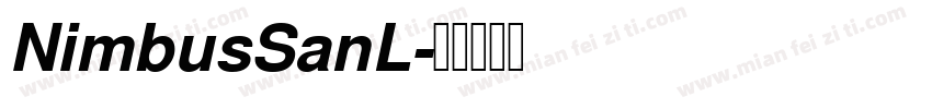 NimbusSanL字体转换
