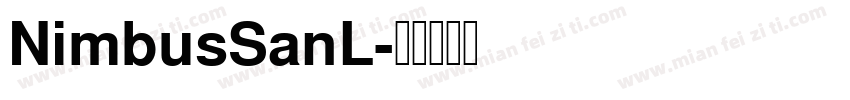 NimbusSanL字体转换