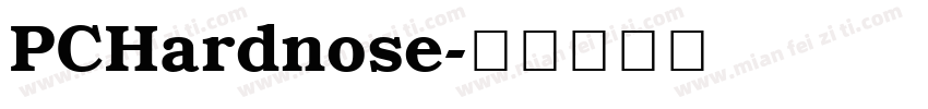 PCHardnose字体转换