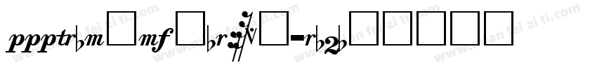 pt-mono-regular-2字体转换