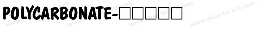 POLYCARBONATE字体转换