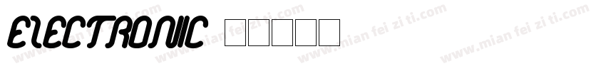 electronic字体转换