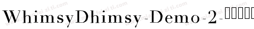 WhimsyDhimsy-Demo-2字体转换