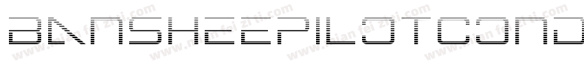 BansheePilotCondense字体转换