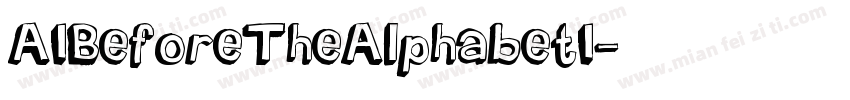 AIBeforeTheAlphabetI字体转换