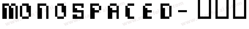 Monospaced字体转换