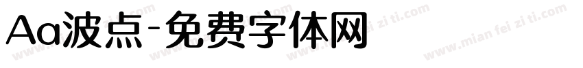 Aa波点字体转换