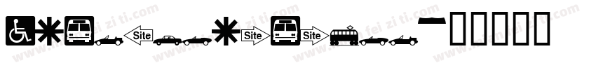 Transportation字体转换