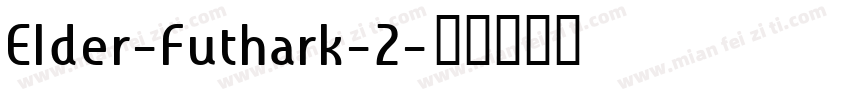 Elder-Futhark-2字体转换