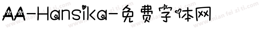 AA-Hansika字体转换