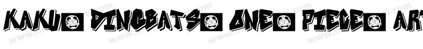 Kaku-Dingbats-One-Piece-Art-One-Piece-Area字体转换