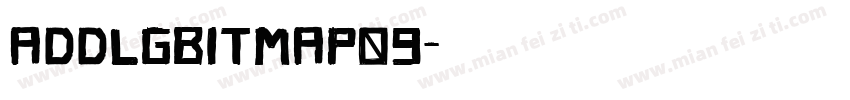 AddLGBitmap09字体转换